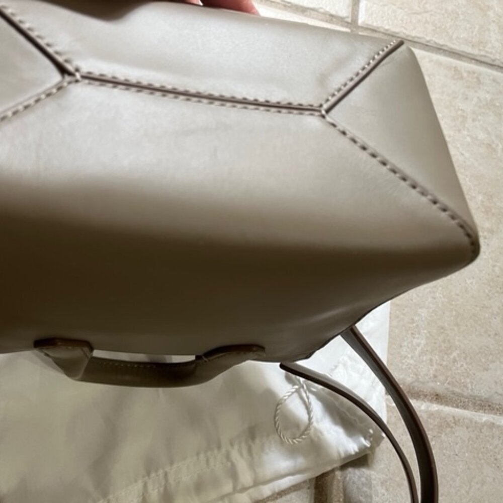 J. Crew Harper mini satchel in Italian leather DESERT CANYON (Taupe grey) - Picture 5 of 8